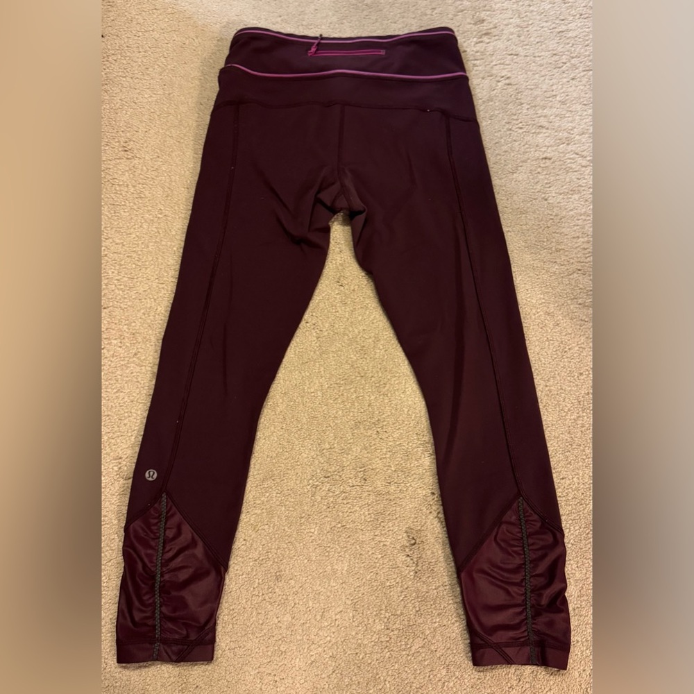 Lululemon Pace Queen‎ 7/8 Leggings Raspberry Pink Womens Size 6. - Picture 10 of 10